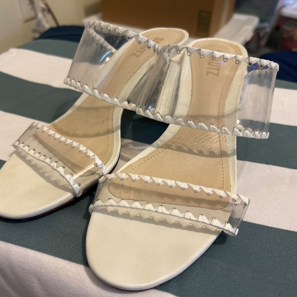 Schutz chunky heel